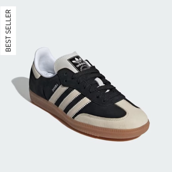 Adidas Samba Black and White Sneakers - Picture 2 of 8